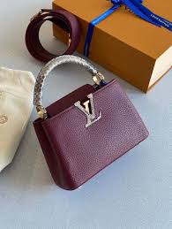 Louis Vuitton Capucines Medium Maroon OG Double Box With Dust Bag 9681575