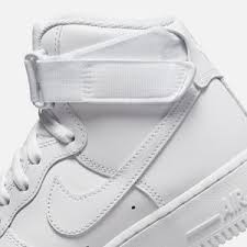 Nike Airforce 1 1 HIGH ANKLE LONG WHITE LEATHER PREMIUM