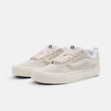 Vans Knu Skool sweet peach pink white shoes women s sneakers FIXED