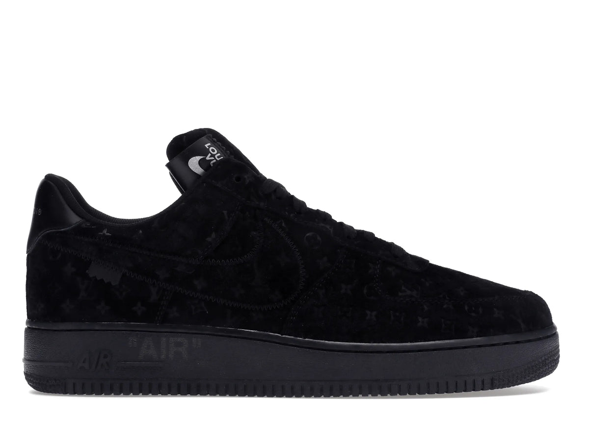 NIKE AIR FORCE 1 LOUIS VUITTON OFF-WHITE TRIPLE BLACK