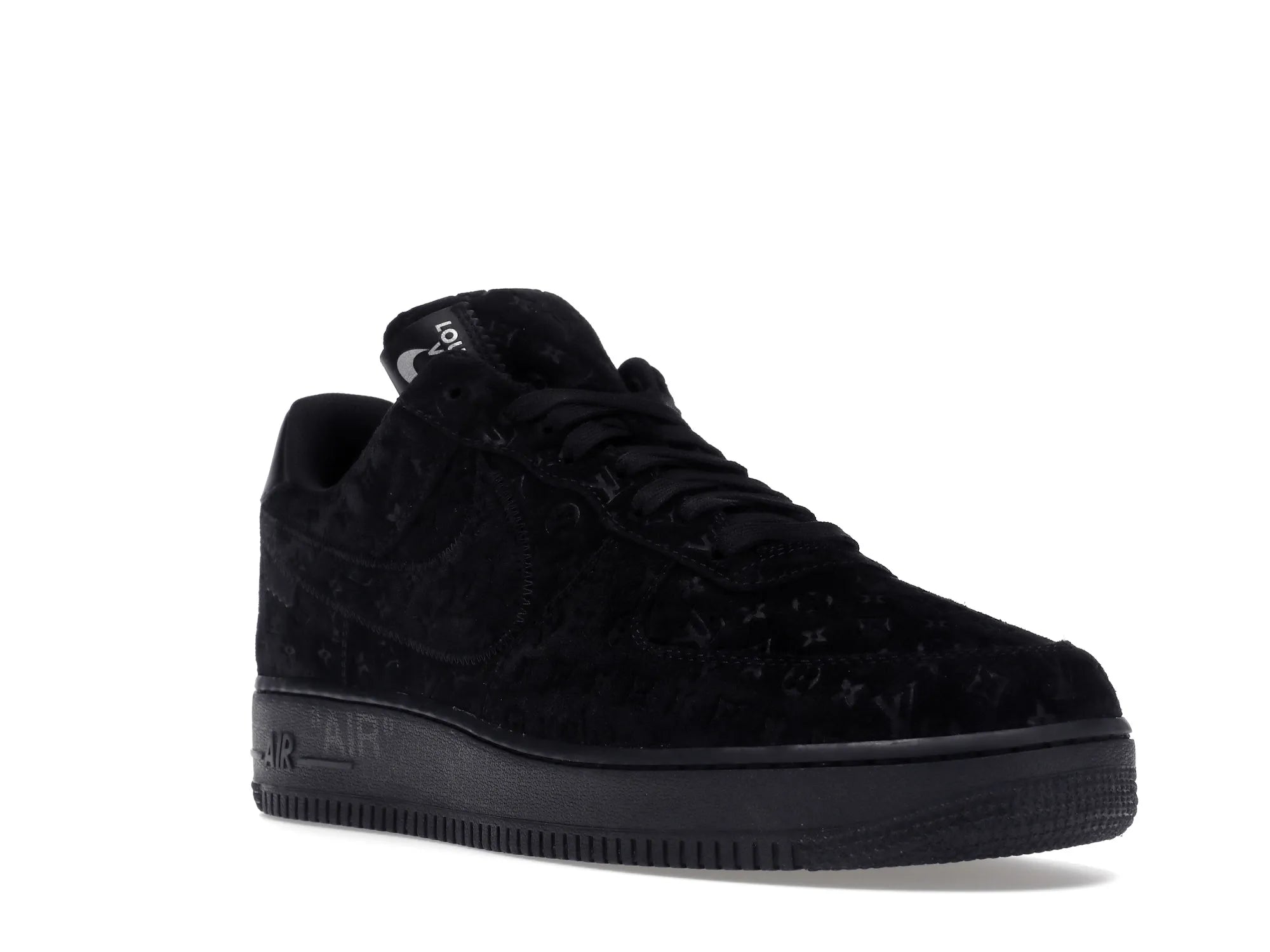 NIKE AIR FORCE 1 LOUIS VUITTON OFF-WHITE TRIPLE BLACK