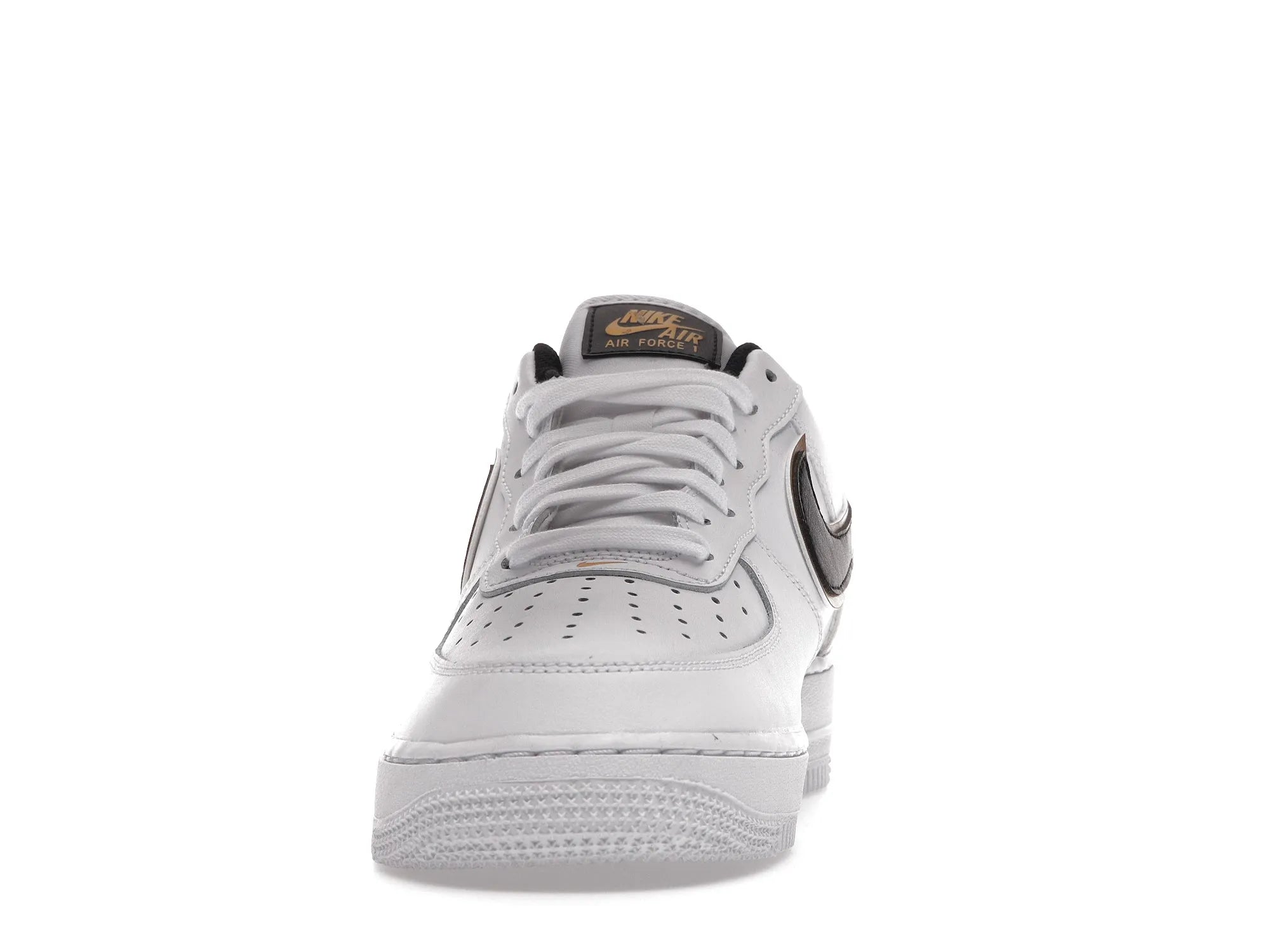 NIKE AIR FORCE 1 DOUBLE SWOOSH WHITE BLACK