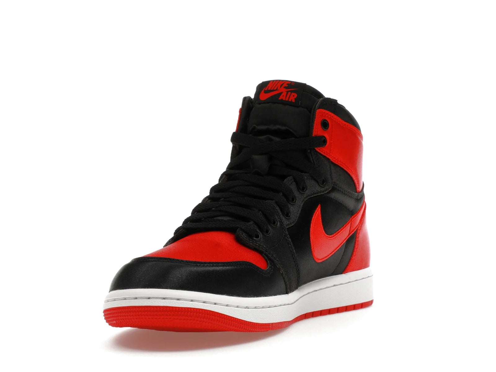 AIR JORDAN 1 RETRO HIGH SATIN BRED HEAVY QUALITY