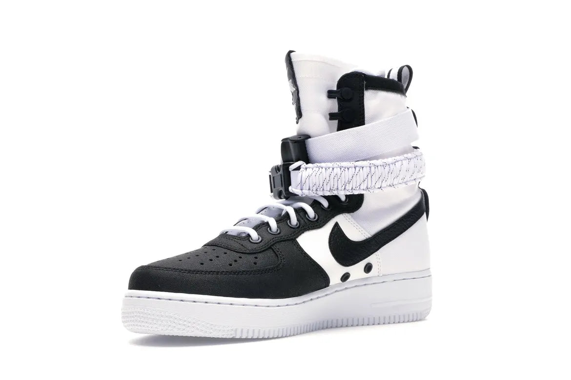 NIKE AIR FORCE 1 SF HIGH PANDA BLACK WHITE