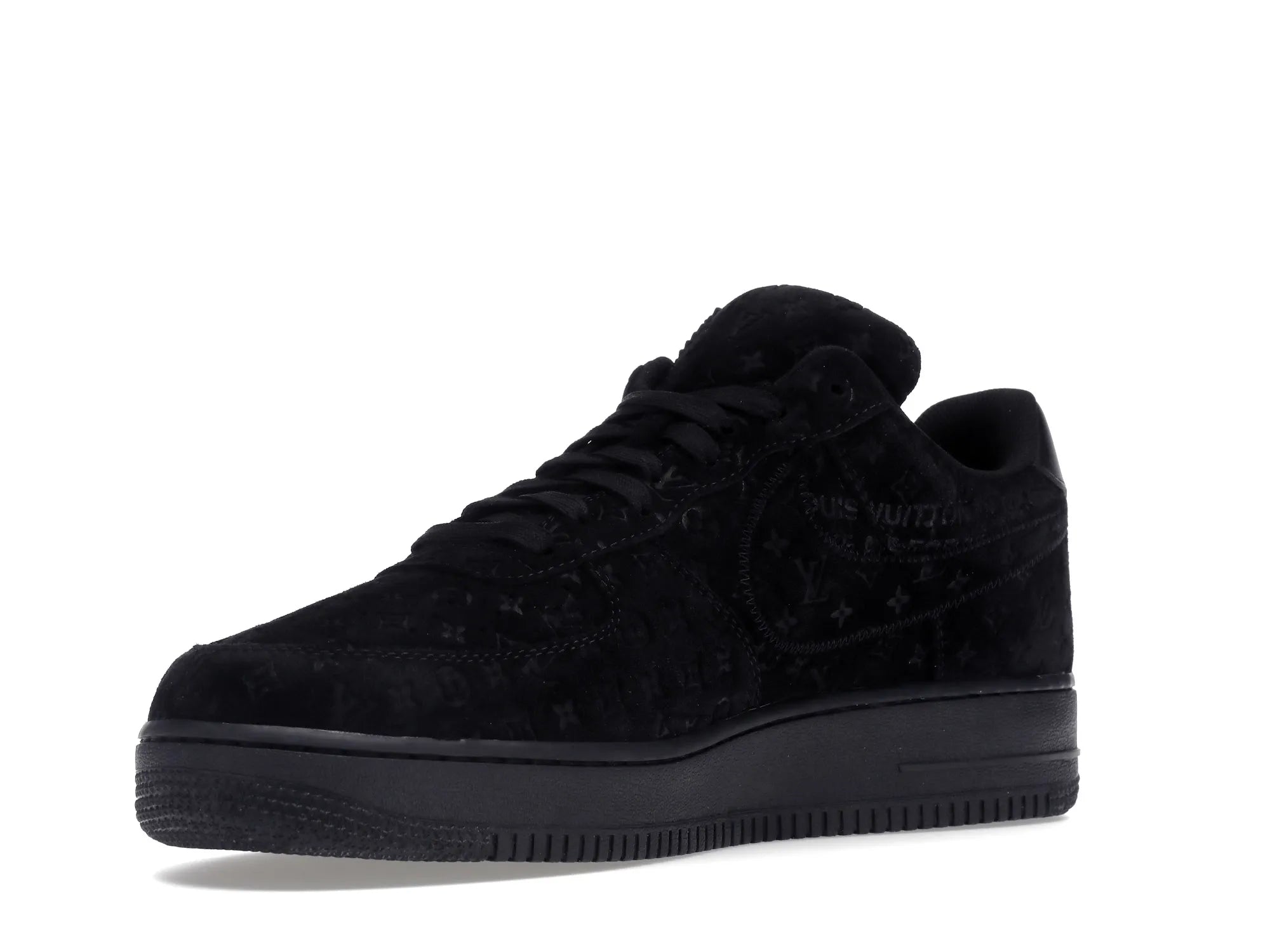 NIKE AIR FORCE 1 LOUIS VUITTON OFF-WHITE TRIPLE BLACK