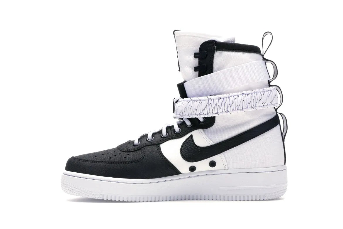 NIKE AIR FORCE 1 SF HIGH PANDA BLACK WHITE