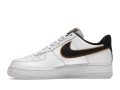 NIKE AIR FORCE 1 DOUBLE SWOOSH WHITE BLACK