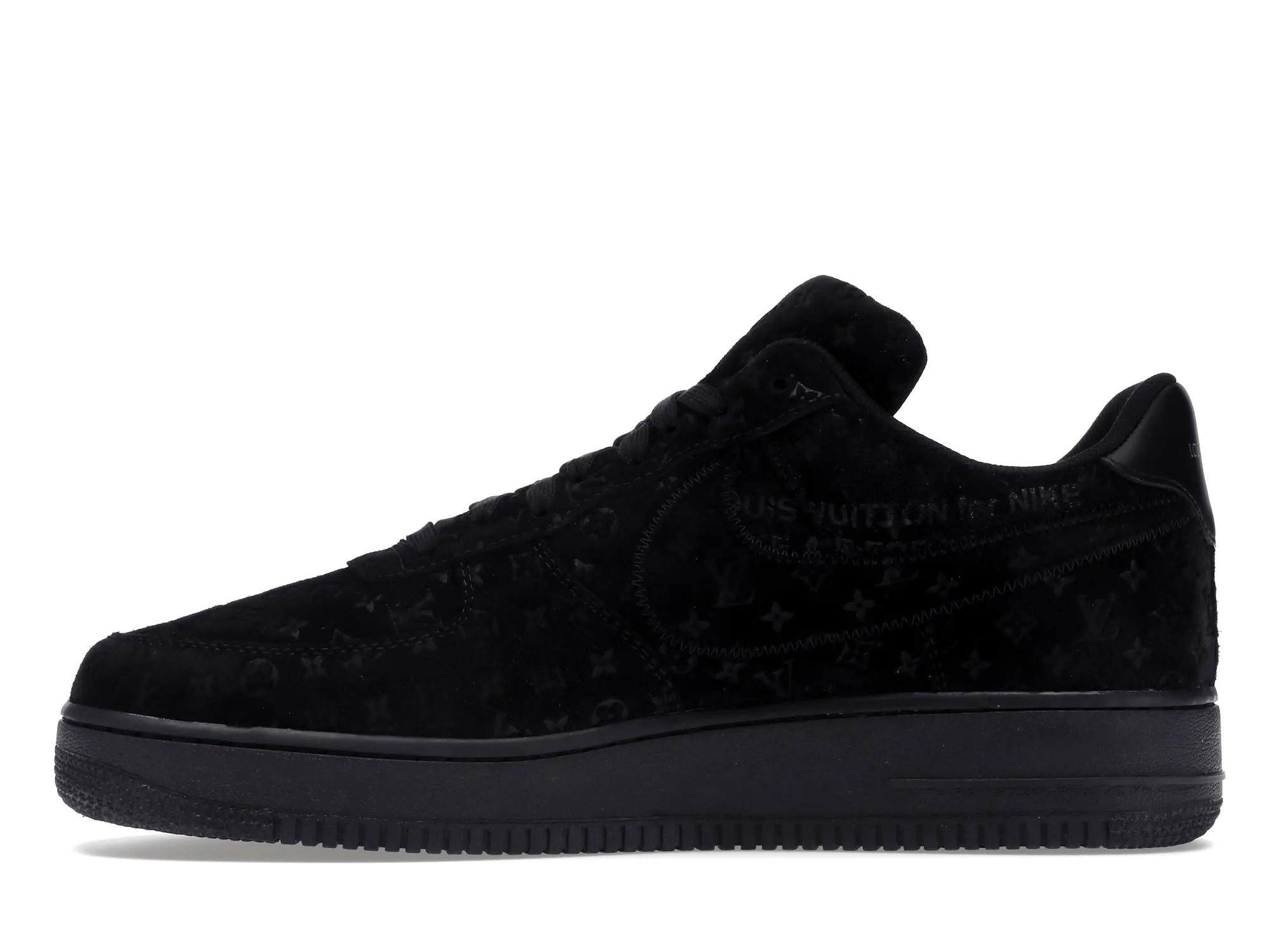 NIKE AIR FORCE 1 LOUIS VUITTON OFF-WHITE TRIPLE BLACK