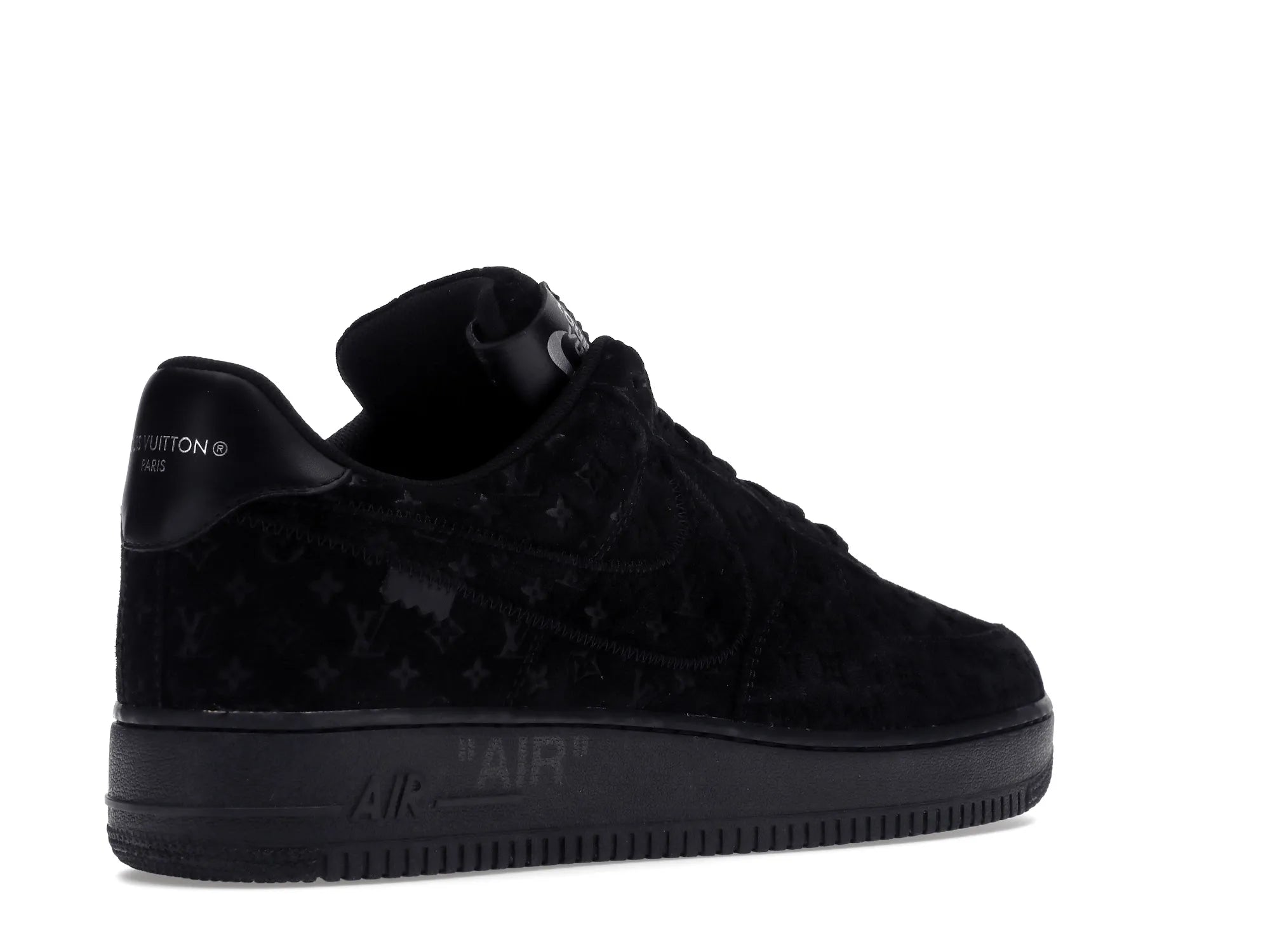 NIKE AIR FORCE 1 LOUIS VUITTON OFF-WHITE TRIPLE BLACK