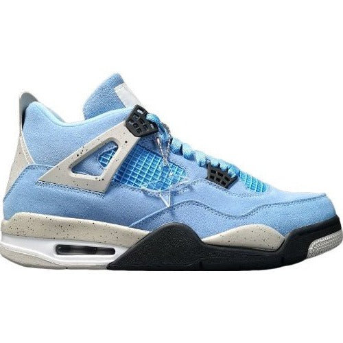 Nike Air Jordan Retro 4 UNC Blue Suede Quality