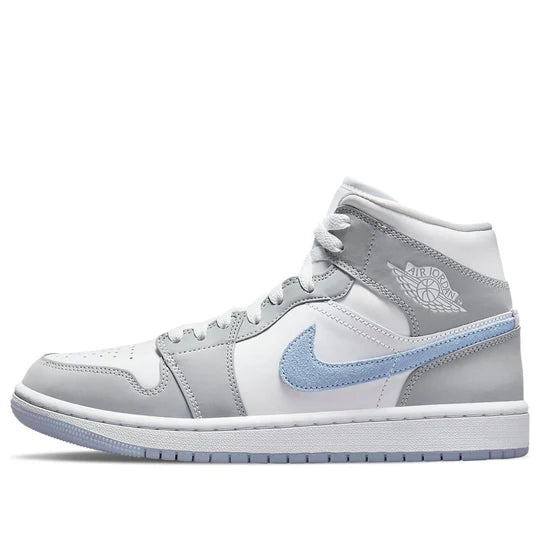 WMNs Nike Air Jordan 1 Mid ‰ÛÏ Wolf Grey ‰۝