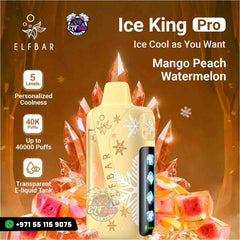 ice king pro 40k puffs peach mango watermelon
