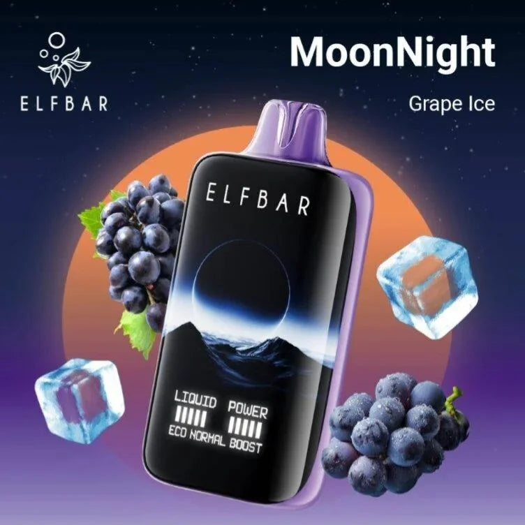 ELFBAR MOON NIGHT 40K PUFFS GRAPE ICE