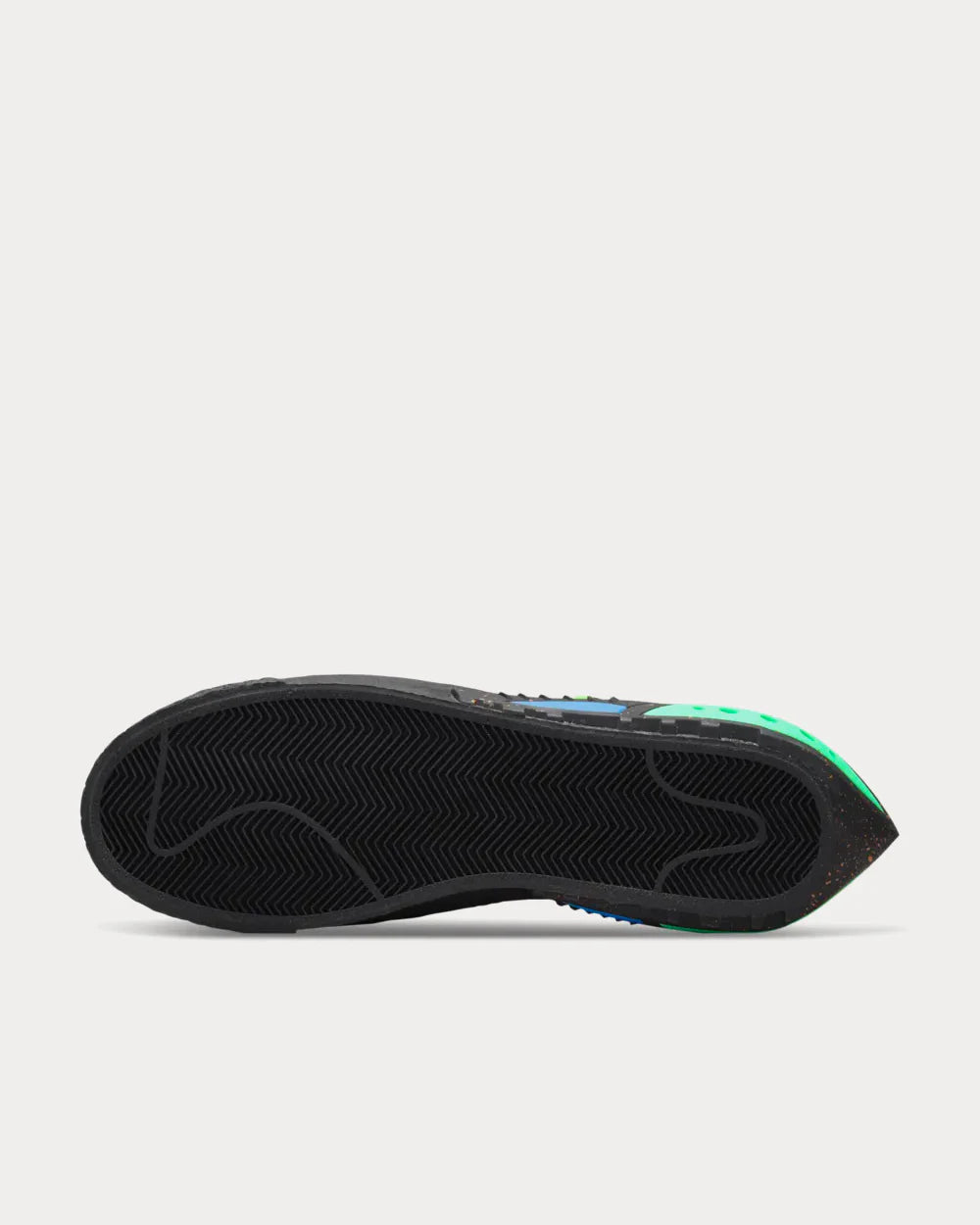 Nike x Off-White - Blazer Low Black and Electro Green Low Top Sneakers