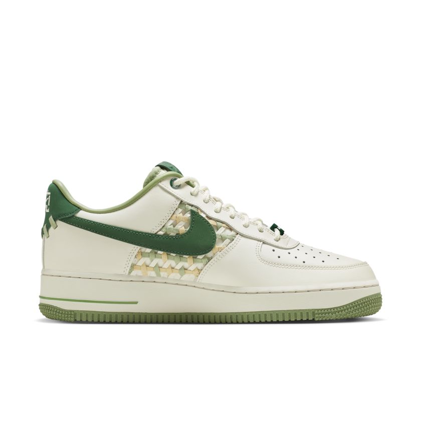 Nike Air Force 1 Low '07 Premium NAI-KE Bamboo Weave Sail Gorge Green