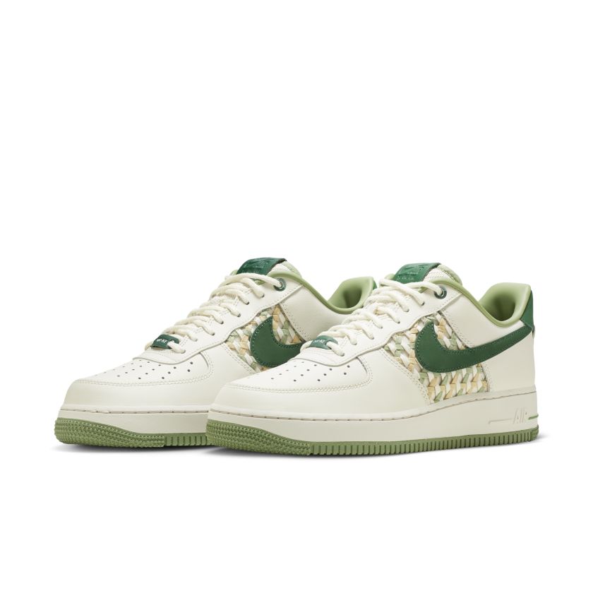 Nike Air Force 1 Low '07 Premium NAI-KE Bamboo Weave Sail Gorge Green