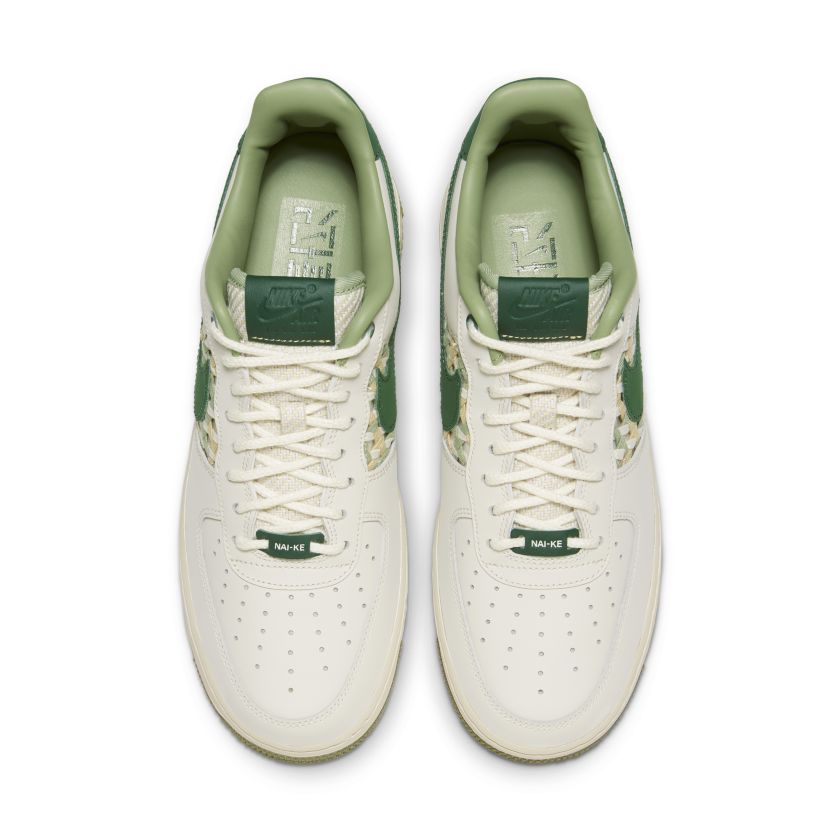 Nike Air Force 1 Low '07 Premium NAI-KE Bamboo Weave Sail Gorge Green