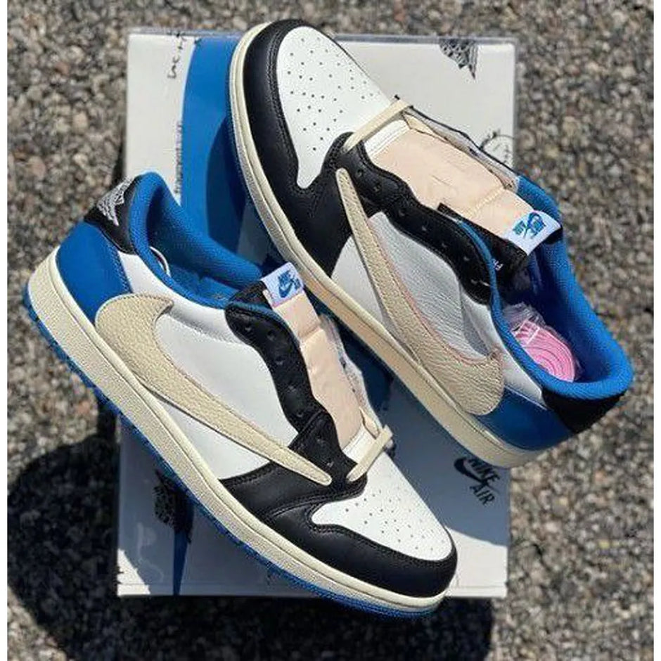 NIKE AIR JORDAN TRAVIS SCOTT X AJ 1 BLACK/GREY – Lebrouges