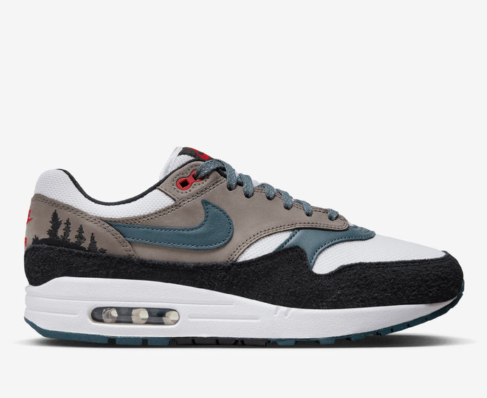 NIKE AIR MAX 1 PREMIUM 'WHITE/SLATE BLUE-BLACK-SOFT GREY'