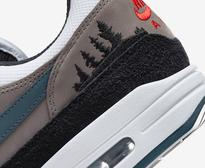 NIKE AIR MAX 1 PREMIUM 'WHITE/SLATE BLUE-BLACK-SOFT GREY'