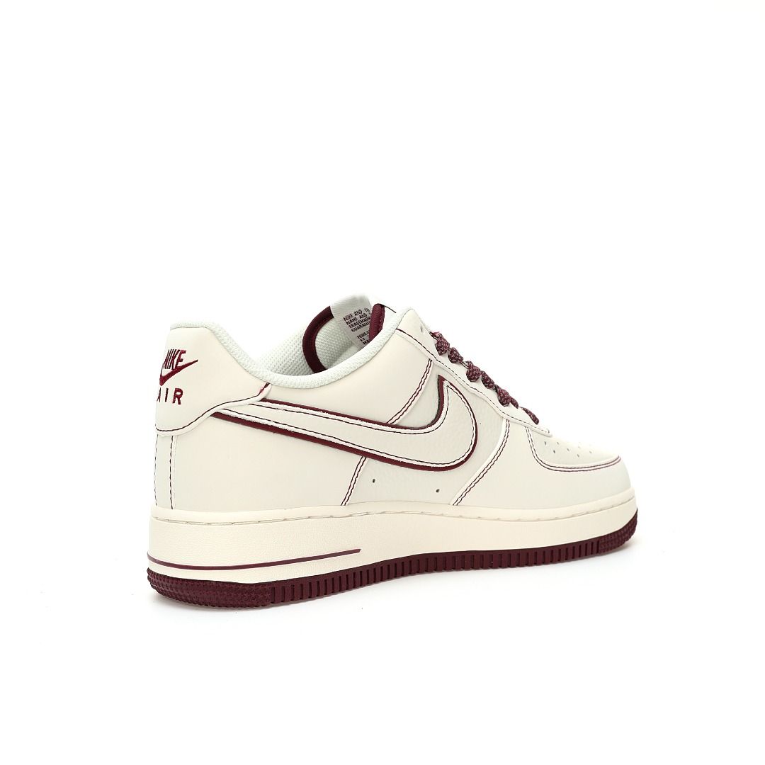 Nike Airforce Undefeated Cream Maroon