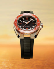 Omega Seamaster Planet Ocean 600m Black Orange Japan