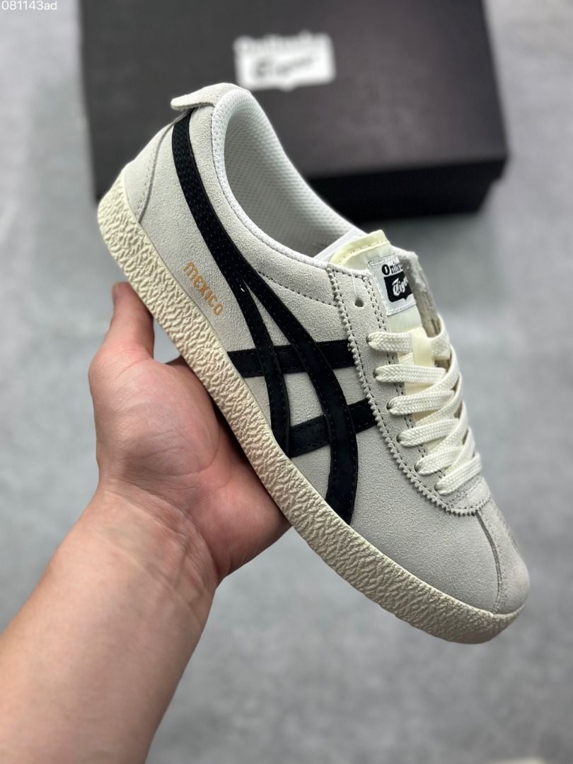 Onitsuka Tiger Mexico Delegation sneaker in a grey black