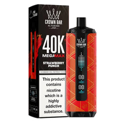 AL Fakher 40000 Puffs Crown Bar Mega Max strawberry punch