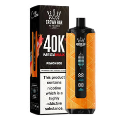 AL Fakher 40000 Puffs Crown Bar Mega Max peach ice