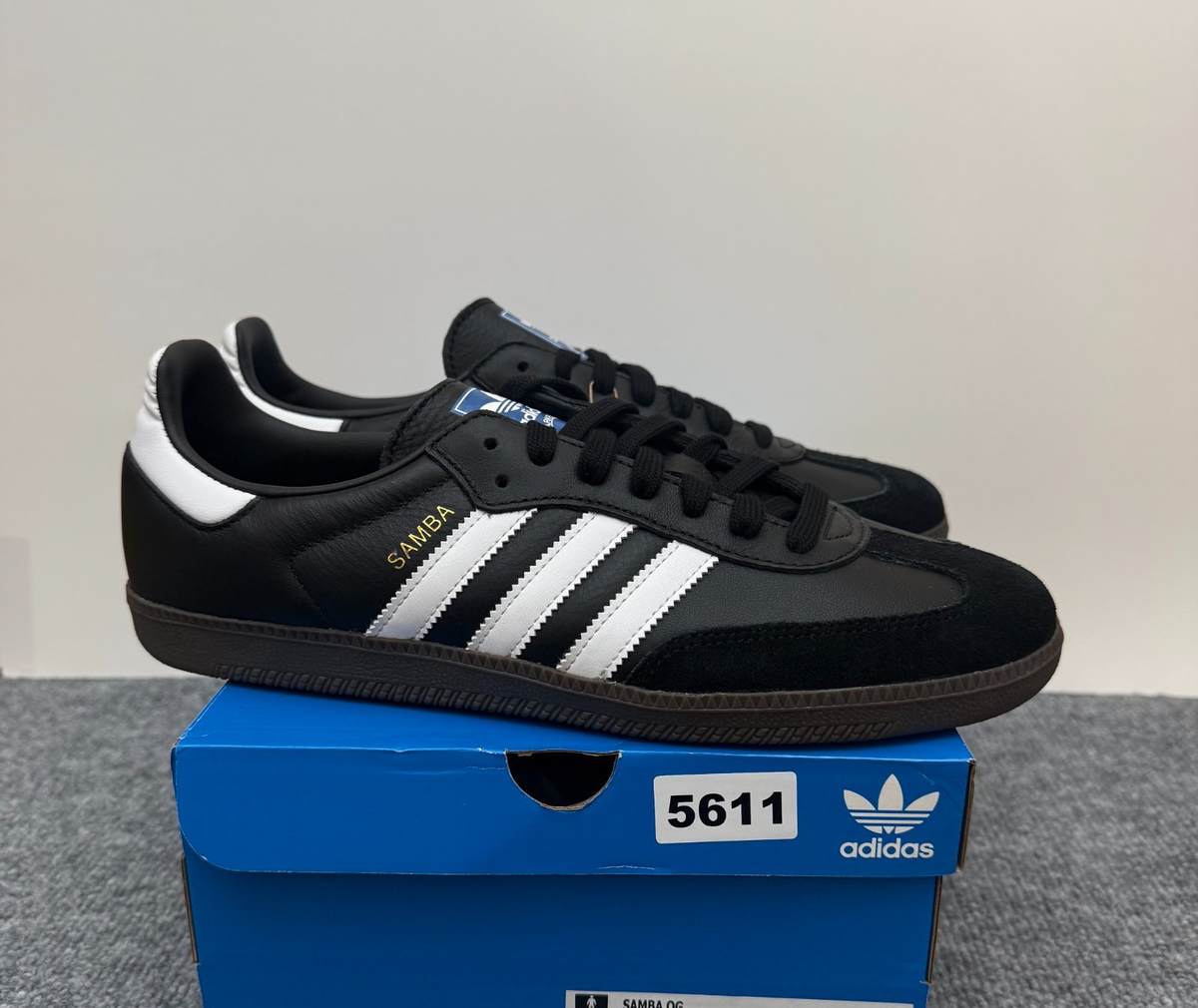 Adidas Samba OG Black White With Keychain
