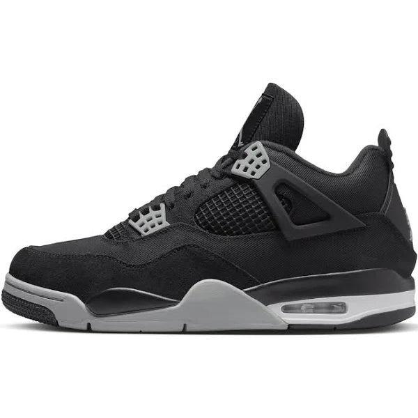 Nike Air Jordan 4 Black Canvas Semi UA