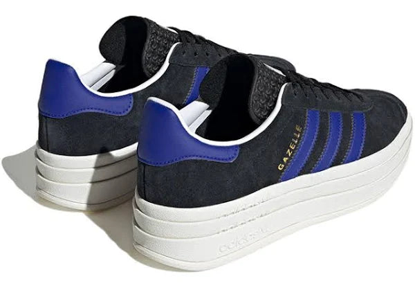 WMNs Adidas Gazelle Bold ‰ÛÏ Core Black & Lucid Blue ‰ÛÏ