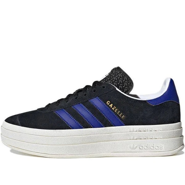 WMNs Adidas Gazelle Bold ‰ÛÏ Core Black & Lucid Blue ‰ÛÏ