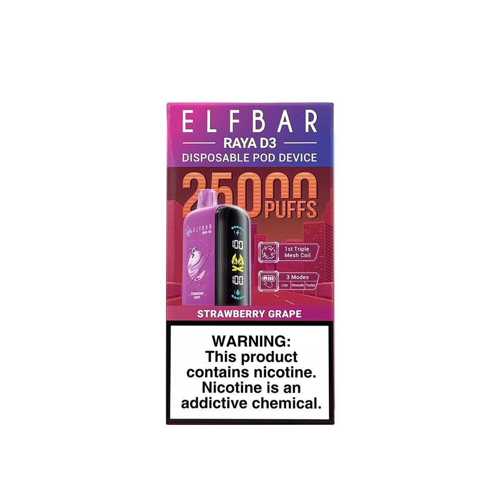 ELFBAAR RAYA D3 25000 Strawberry Grape