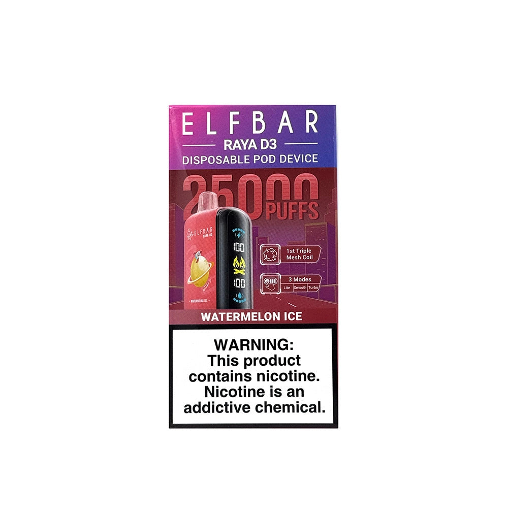 ELFBAAR RAYA D3 25000 Watermelon Ice