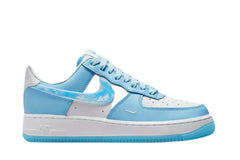 NIKE AIR FORCE 1 NAIL ART WHITE BLUE