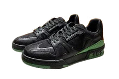 LOUIS VUITTON TRAINER BLACK GREEN