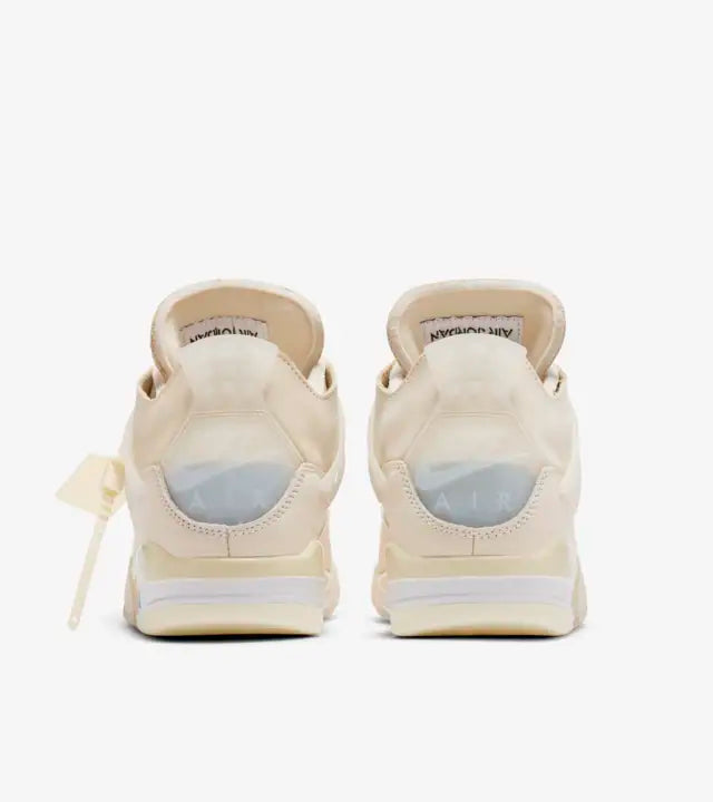 WMNs Nike Air Jordan 4 Retro Off White ‰ÛÏ Sail ‰۝