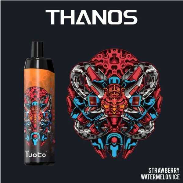 Yuoto Thanos Strawberry Watermelon (5000) – 5%(50mg) ( Rechargeable Type-C ) Vape